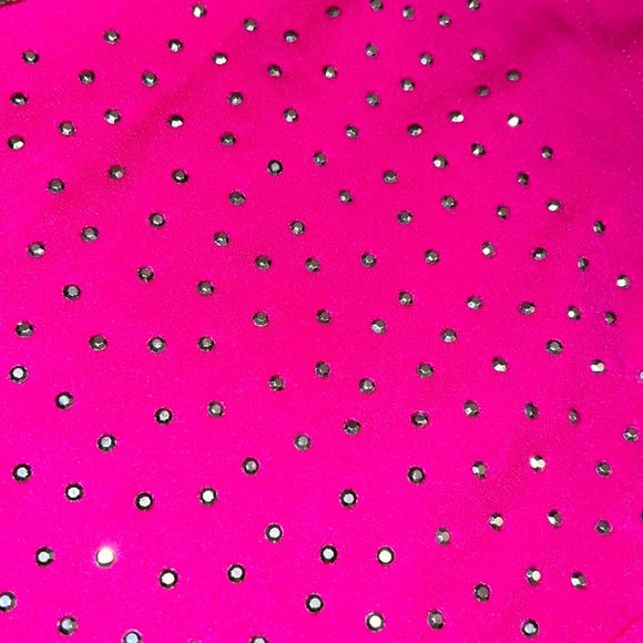 Pink Rhinestone Shorts - Picture 2 of 4